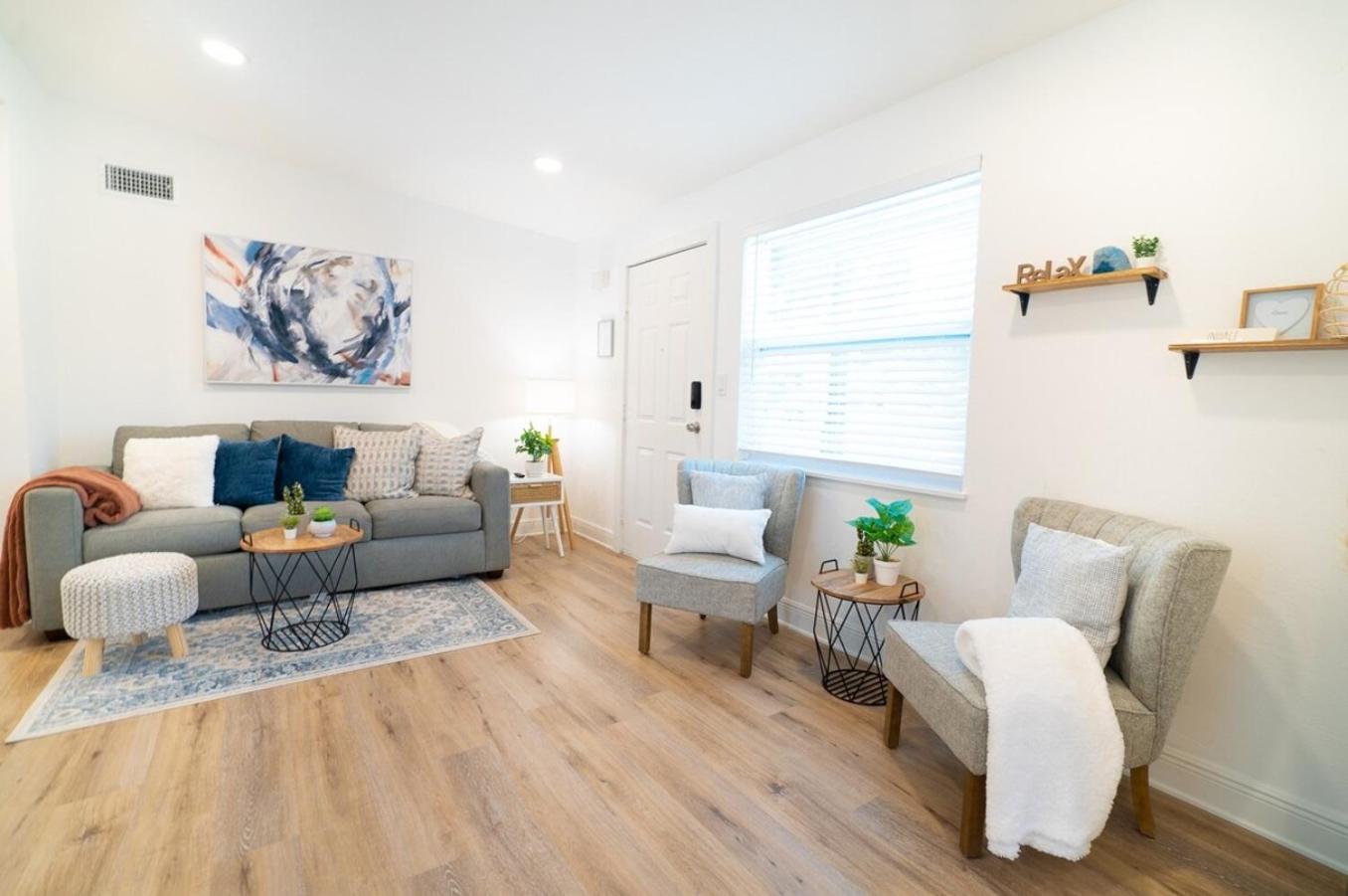 Вилла Calming And Renovated Near Dt St Pete Pier 2 King Сент-Питерсберг Экстерьер фото
